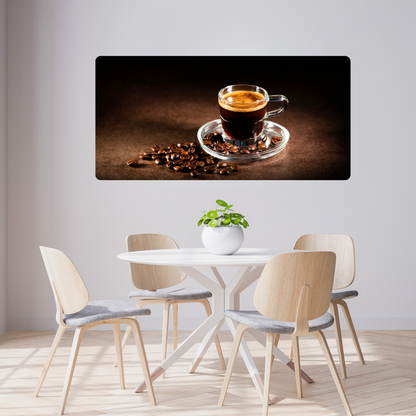 Self-Adhesive Textile Painting – Coffee Cup 2