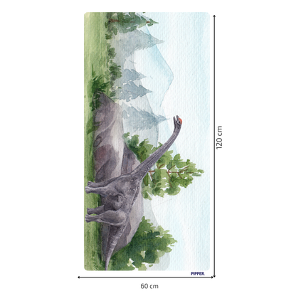 Self-Adhesive Textile Painting – Dinosaur