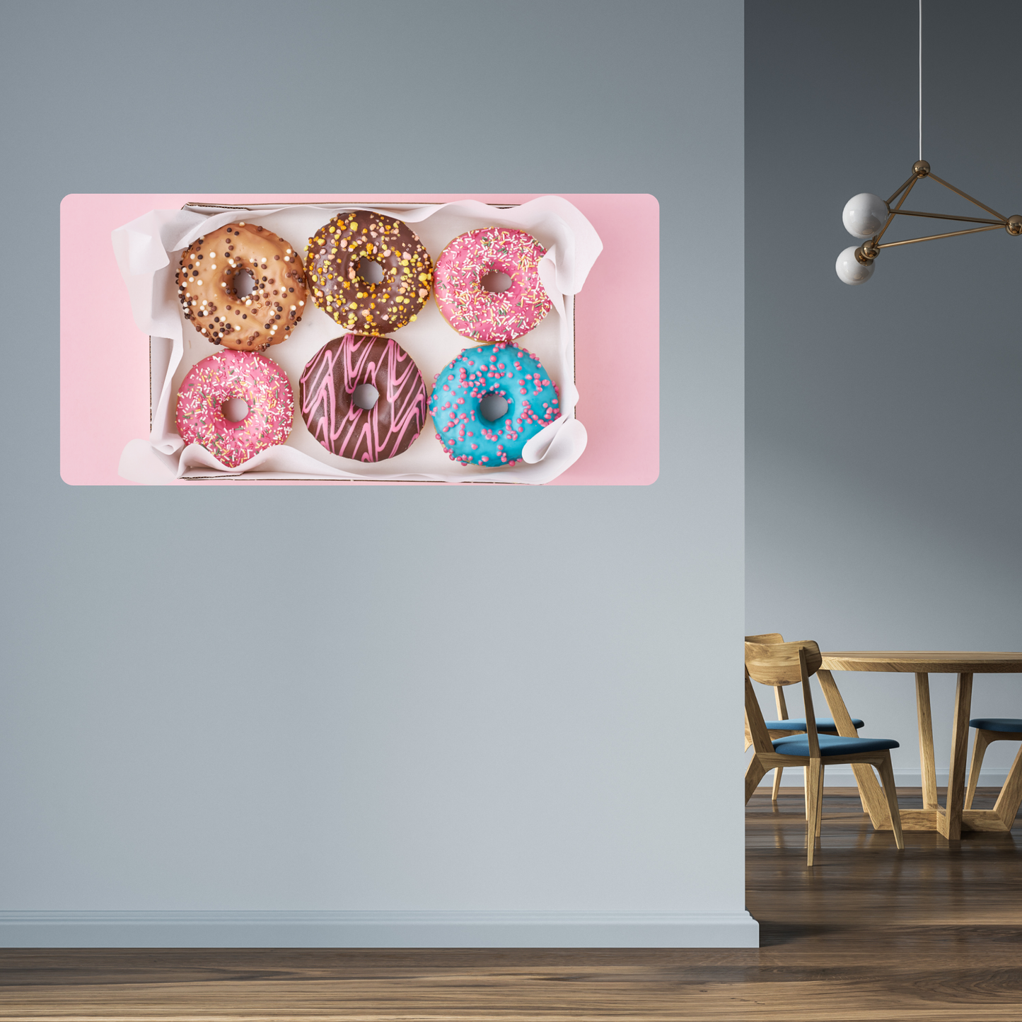Self-Adhesive Textile Painting –  Donuts 2