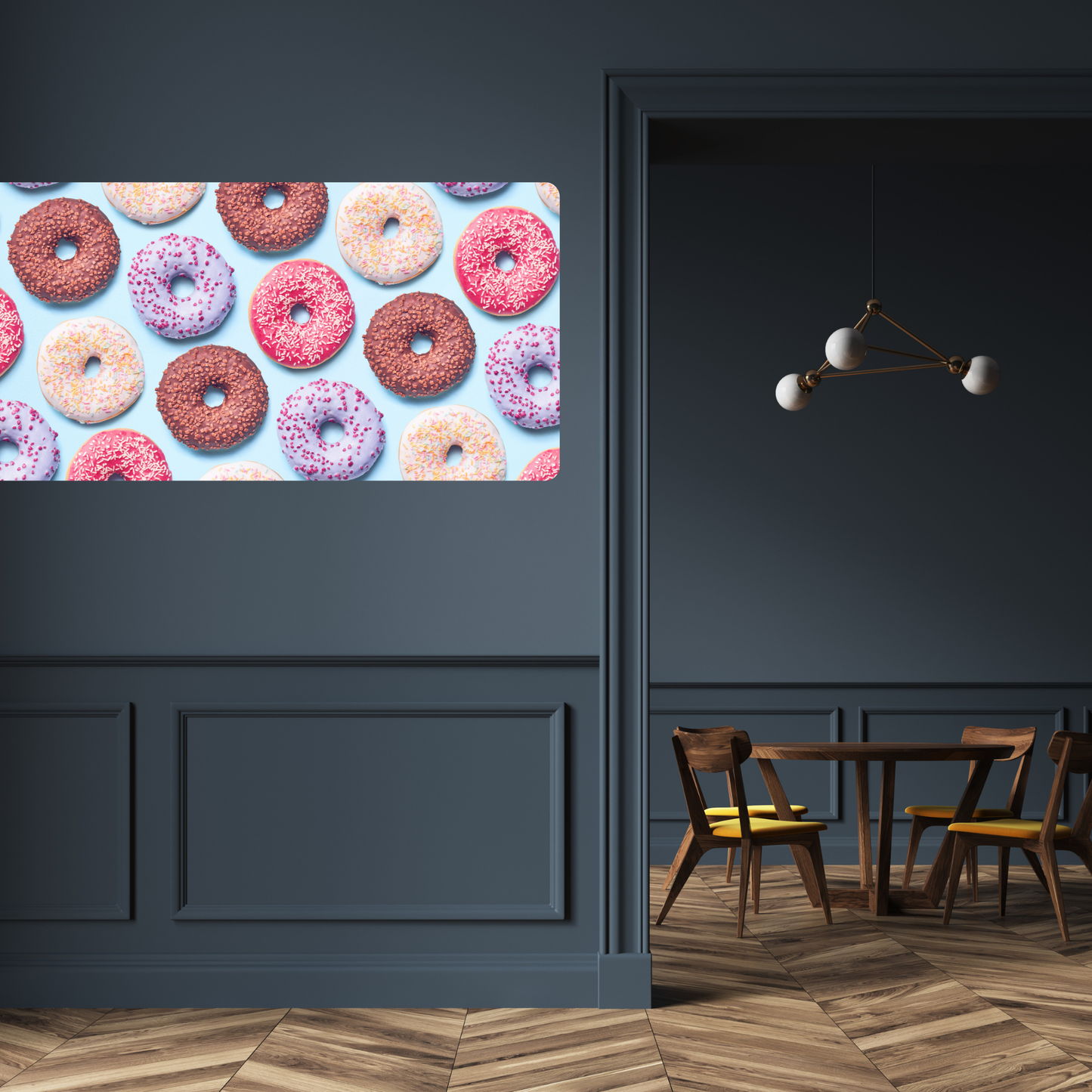 Self-Adhesive Textile Painting –  Donuts