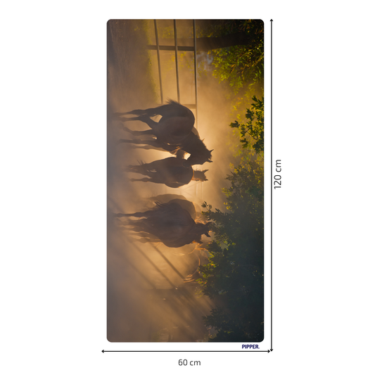 Self-Adhesive Textile Painting – Horses 2