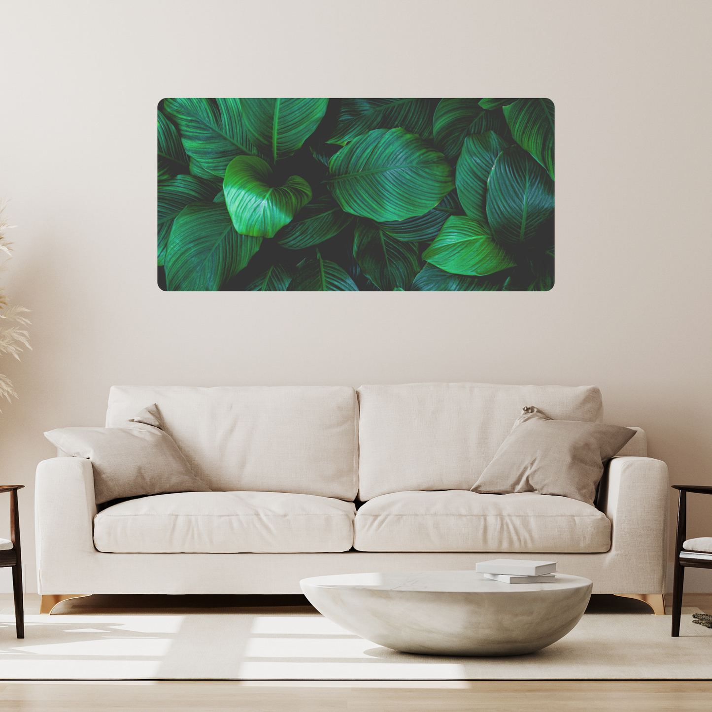 Self-Adhesive Textile Painting –  Leaves