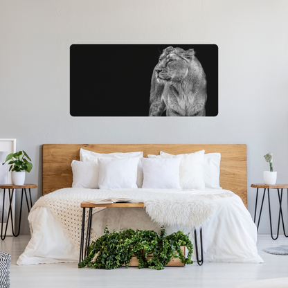 Self-Adhesive Textile Painting – Lioness
