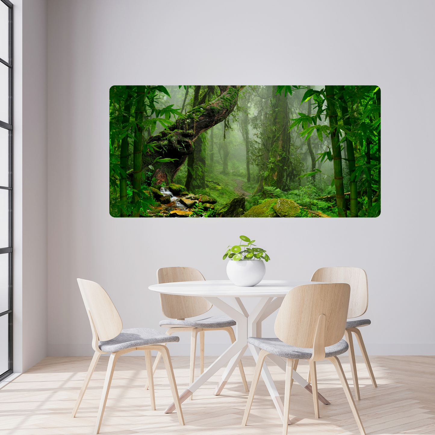 Self-Adhesive Textile Painting – Mysterious Jungle