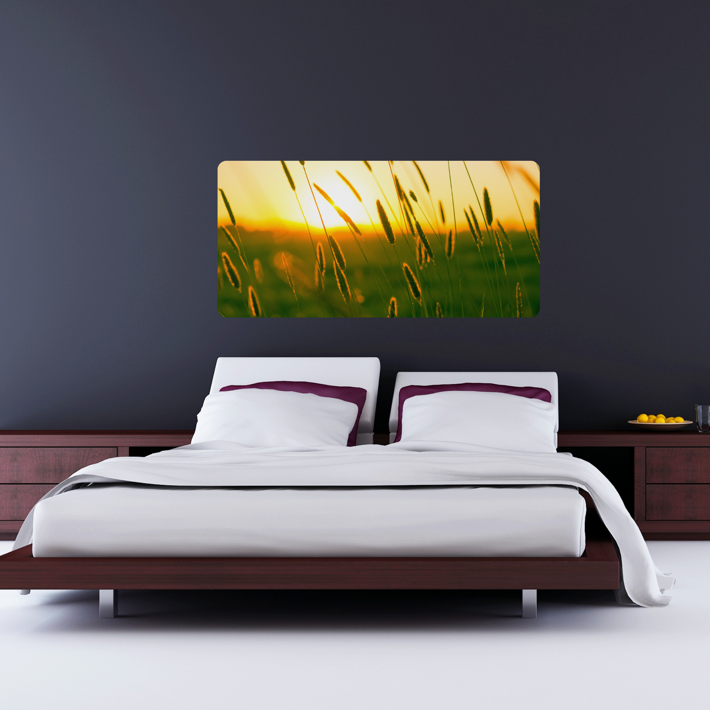 Self-Adhesive Textile Painting – Sunset