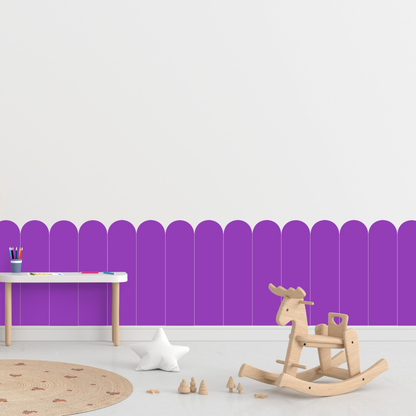Self-Adhesive Textile Wallpaper – Arch – Purple Shades