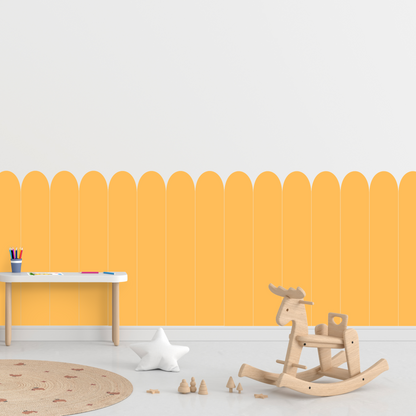 Self-Adhesive Textile Wallpaper – Arch – Yellow Shades