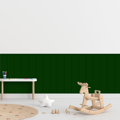 Self-Adhesive Textile Wallpaper – Rectangle – Bottle Green Shades