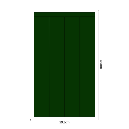 Self-Adhesive Textile Wallpaper – Rectangle – Bottle Green Shades