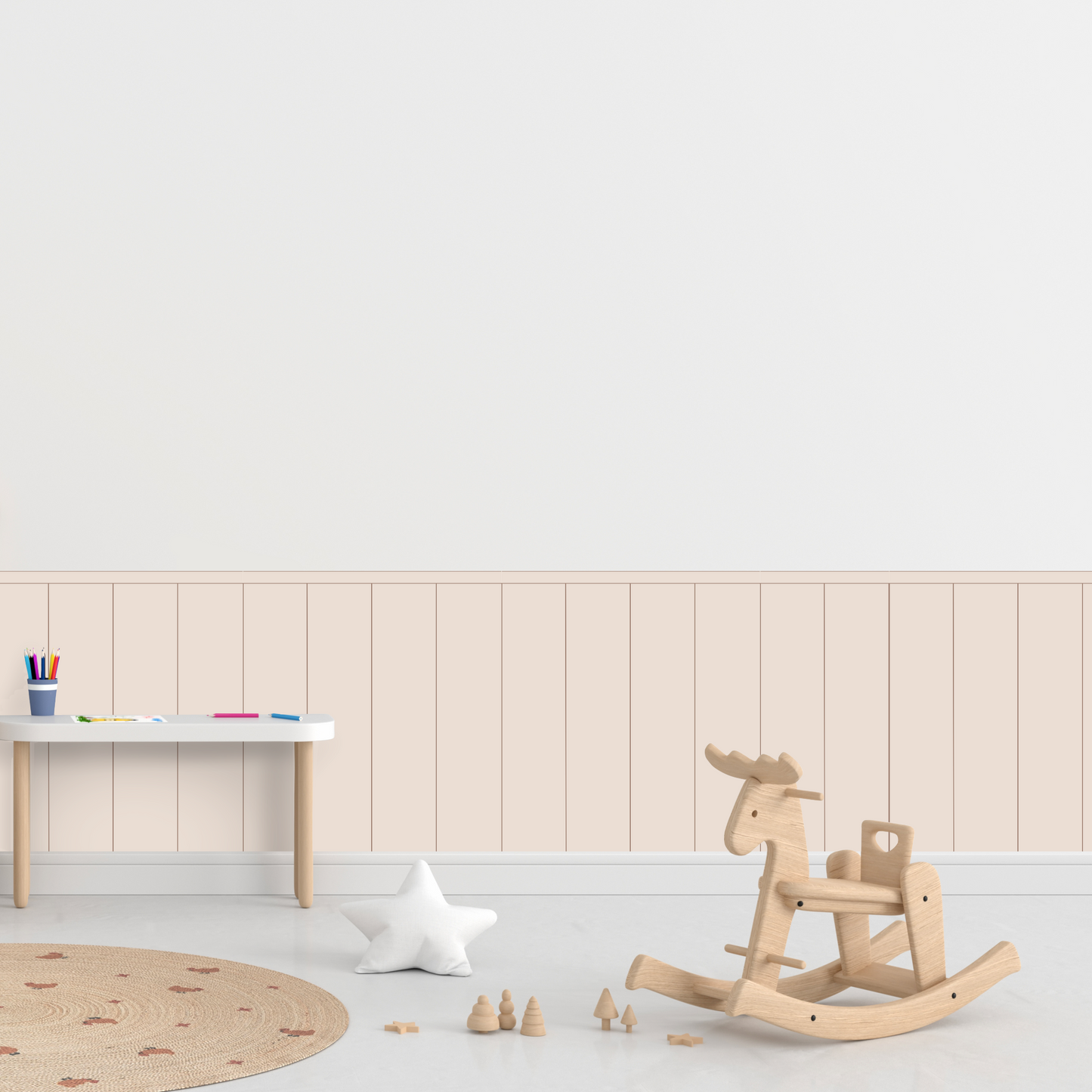 Self-Adhesive Textile Wallpaper – Rectangle – Brown Shades