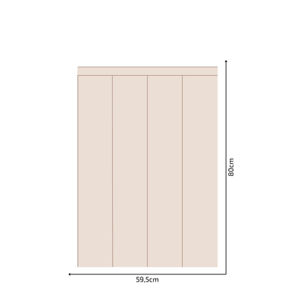 Self-Adhesive Textile Wallpaper – Rectangle – Brown Shades