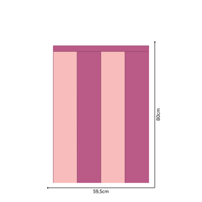 Self-Adhesive Textile Wallpaper – Rectangle – Candy Pink Shades
