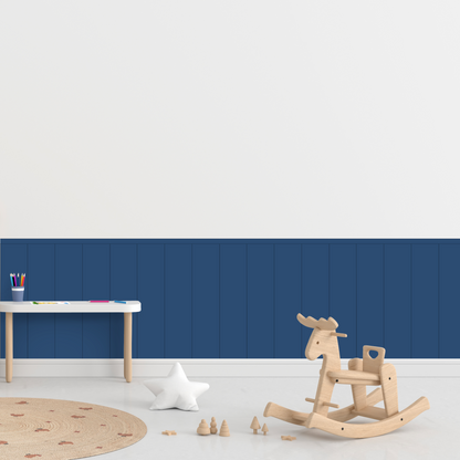 Self-Adhesive Textile Wallpaper – Rectangle – Dark Blue Shades