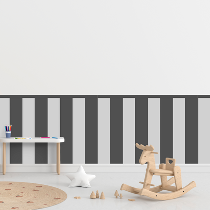 Self-Adhesive Textile Wallpaper – Rectangle – Gray Shades