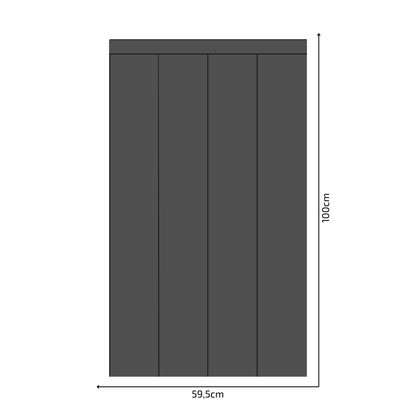 Self-Adhesive Textile Wallpaper – Rectangle – Gray Shades