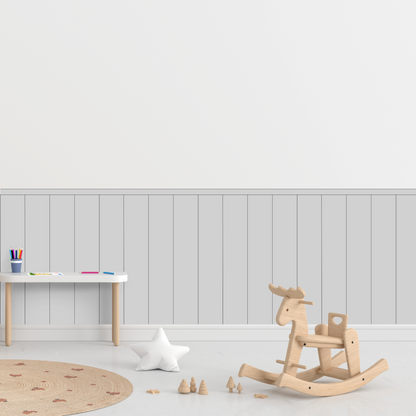 Self-Adhesive Textile Wallpaper – Rectangle – Gray Shades