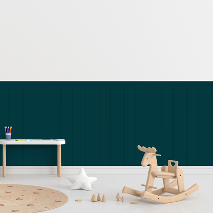 Self-Adhesive Textile Wallpaper – Rectangle – Green-blue Shades