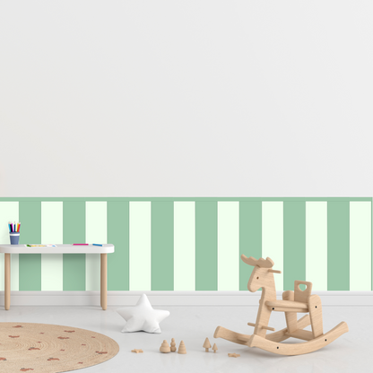 Self-Adhesive Textile Wallpaper – Rectangle – Mint Shades