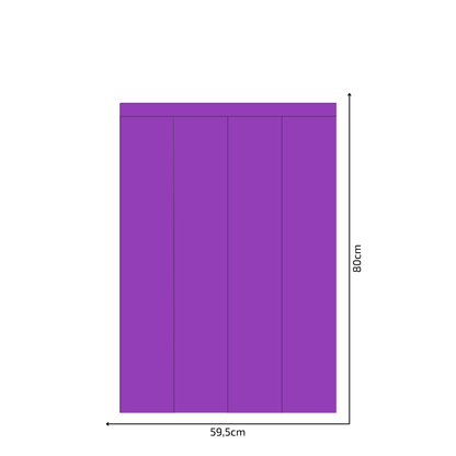 Self-Adhesive Textile Wallpaper – Rectangle – Purple Shades
