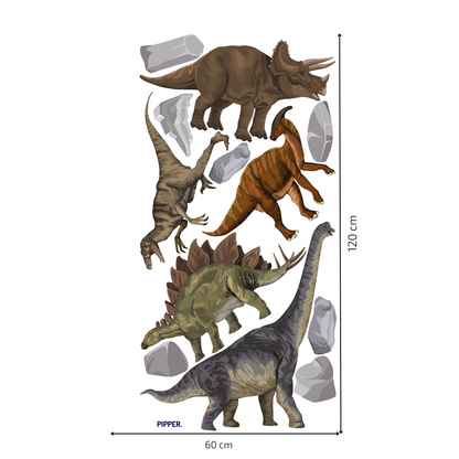 Textile Wall Sticker “Dinosaurs”