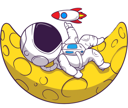 Textile Wall Sticker “Astronauts”