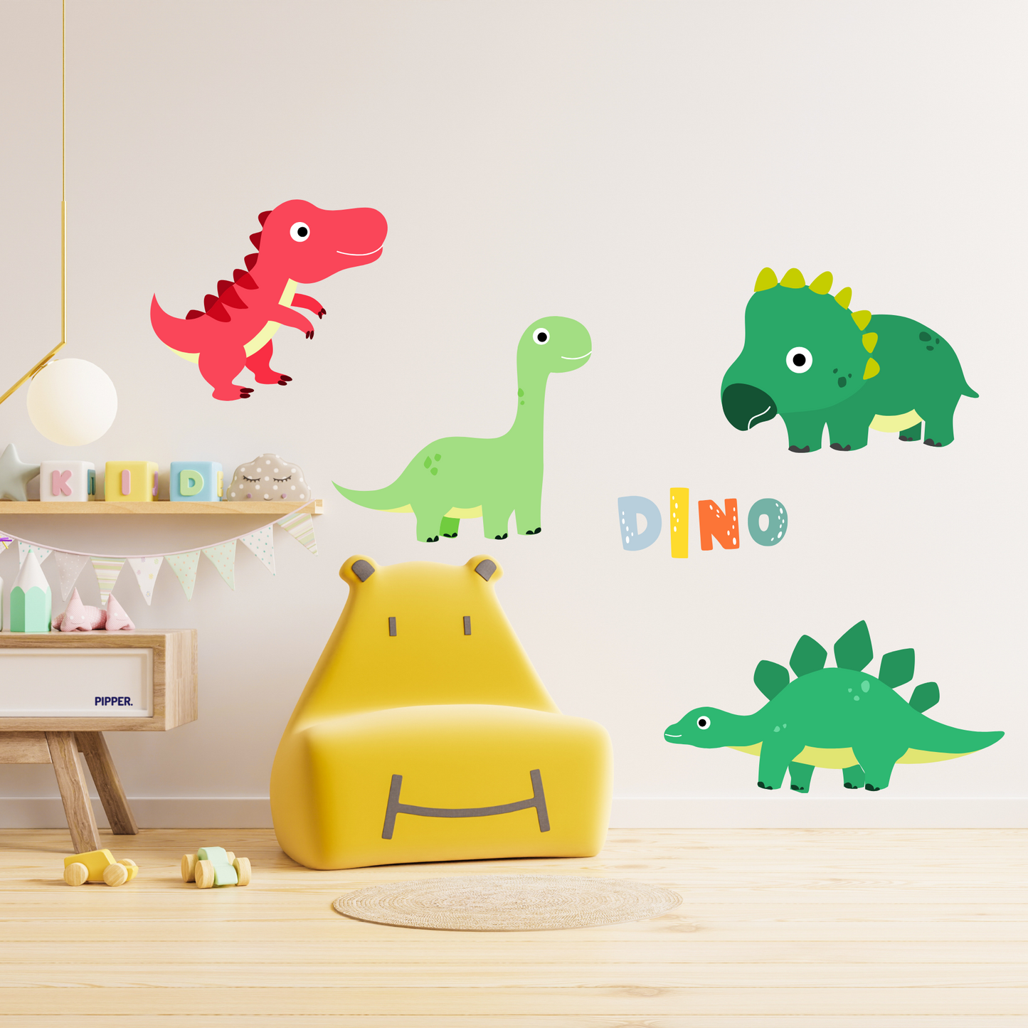 Textile Wall Sticker “Baby Dinosaurs 2”