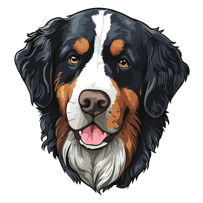 Textile Wall Sticker – “Bernese Mountain Dog"