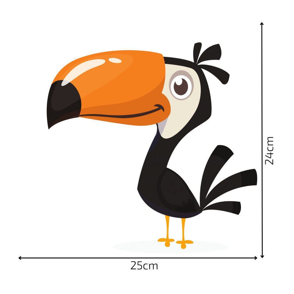 Textile Wall Sticker “Cartoon Animals”