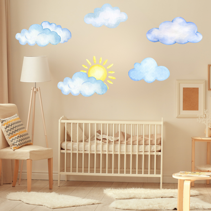 Textile Wall Sticker “Clouds”