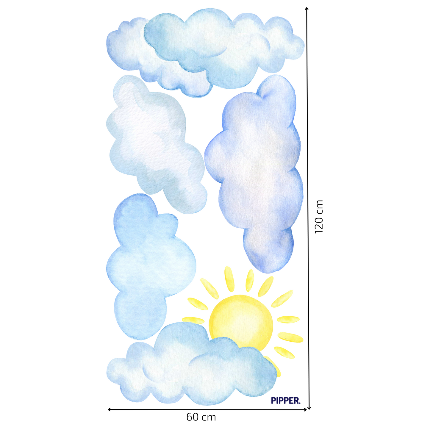 Textile Wall Sticker “Clouds”