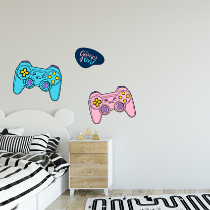 Textile Wall Sticker “Game Controllers”