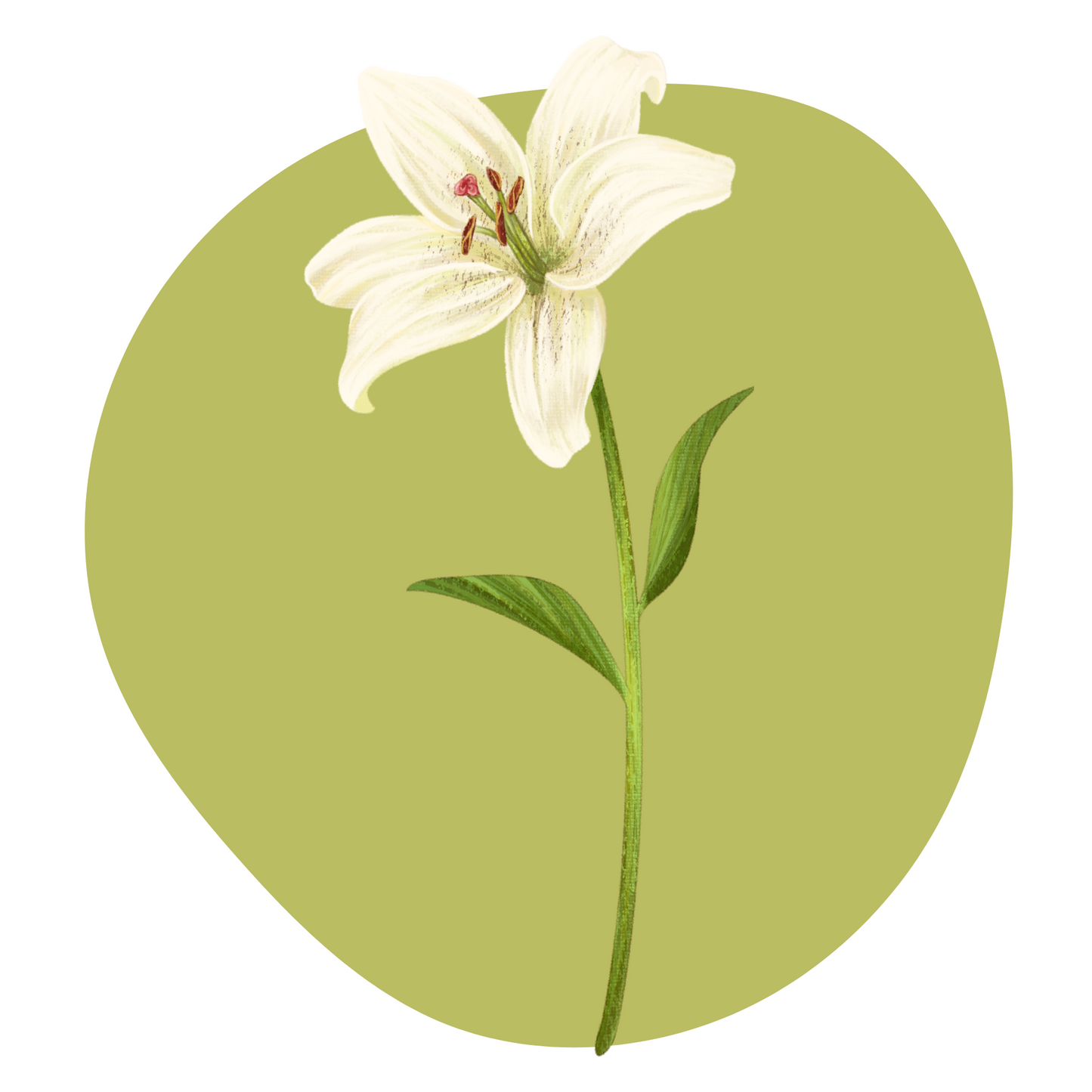 Textile Wall Sticker “Lily”