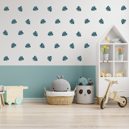 Textile Wall Sticker “Monstera Leaves 2”