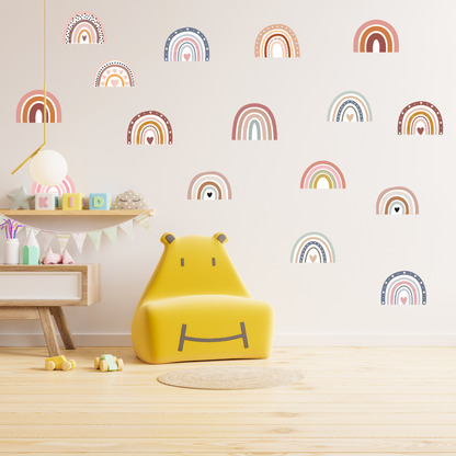 Textile Wall Sticker – “Rainbows”