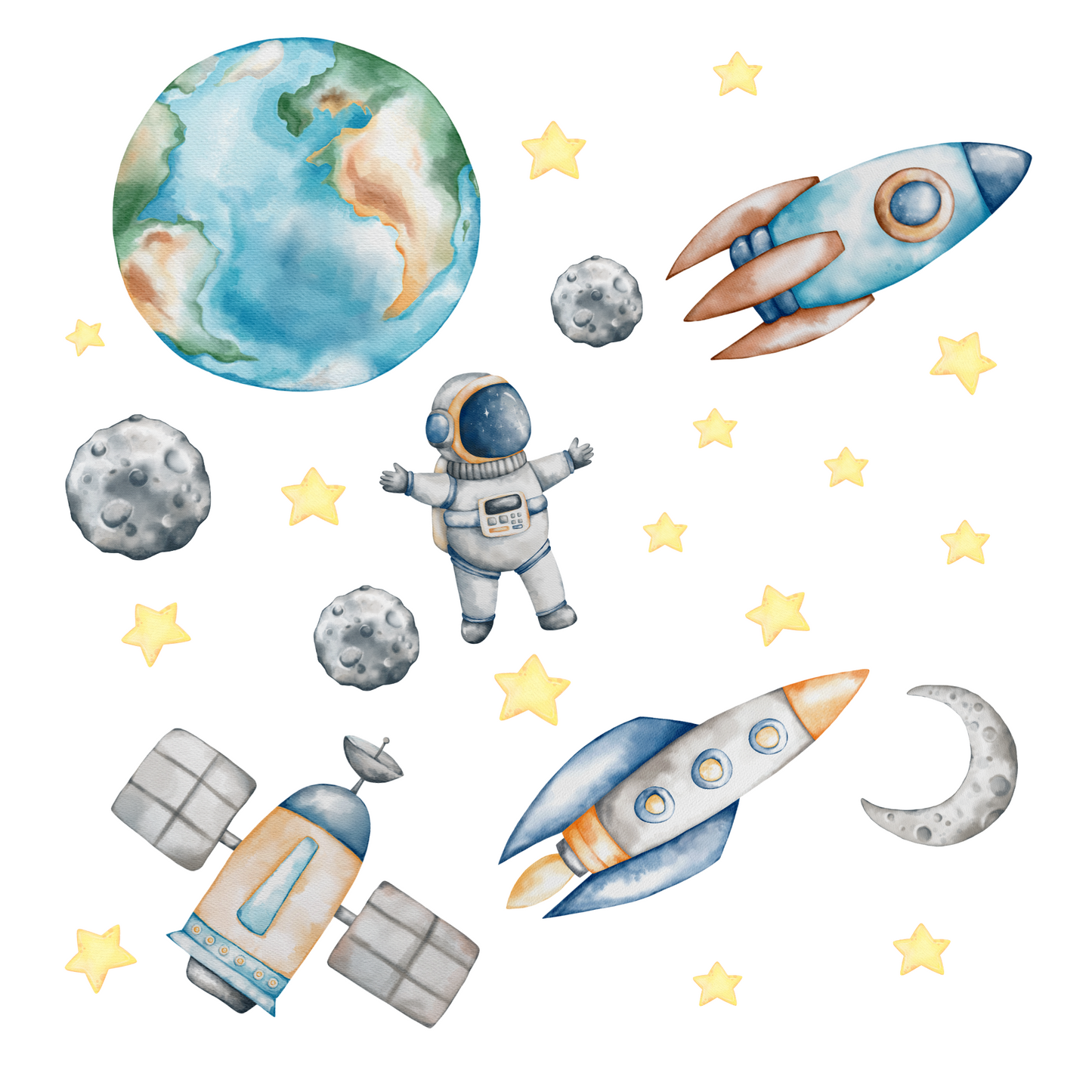 Textile Wall Sticker XXL “Space”
