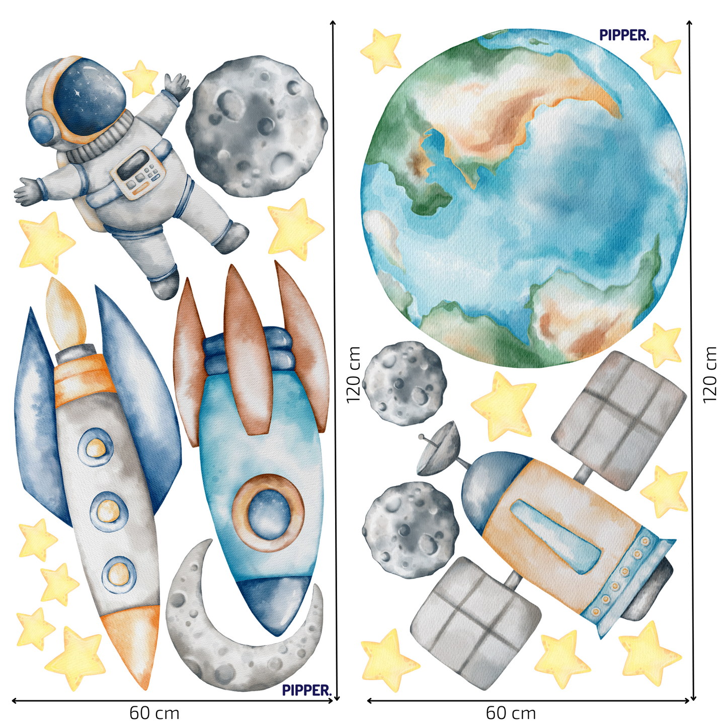 Textile Wall Sticker XXL “Space”