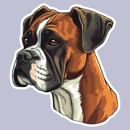 Textile Wall Sticker – “Boxer"