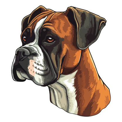 Textile Wall Sticker – “Boxer"