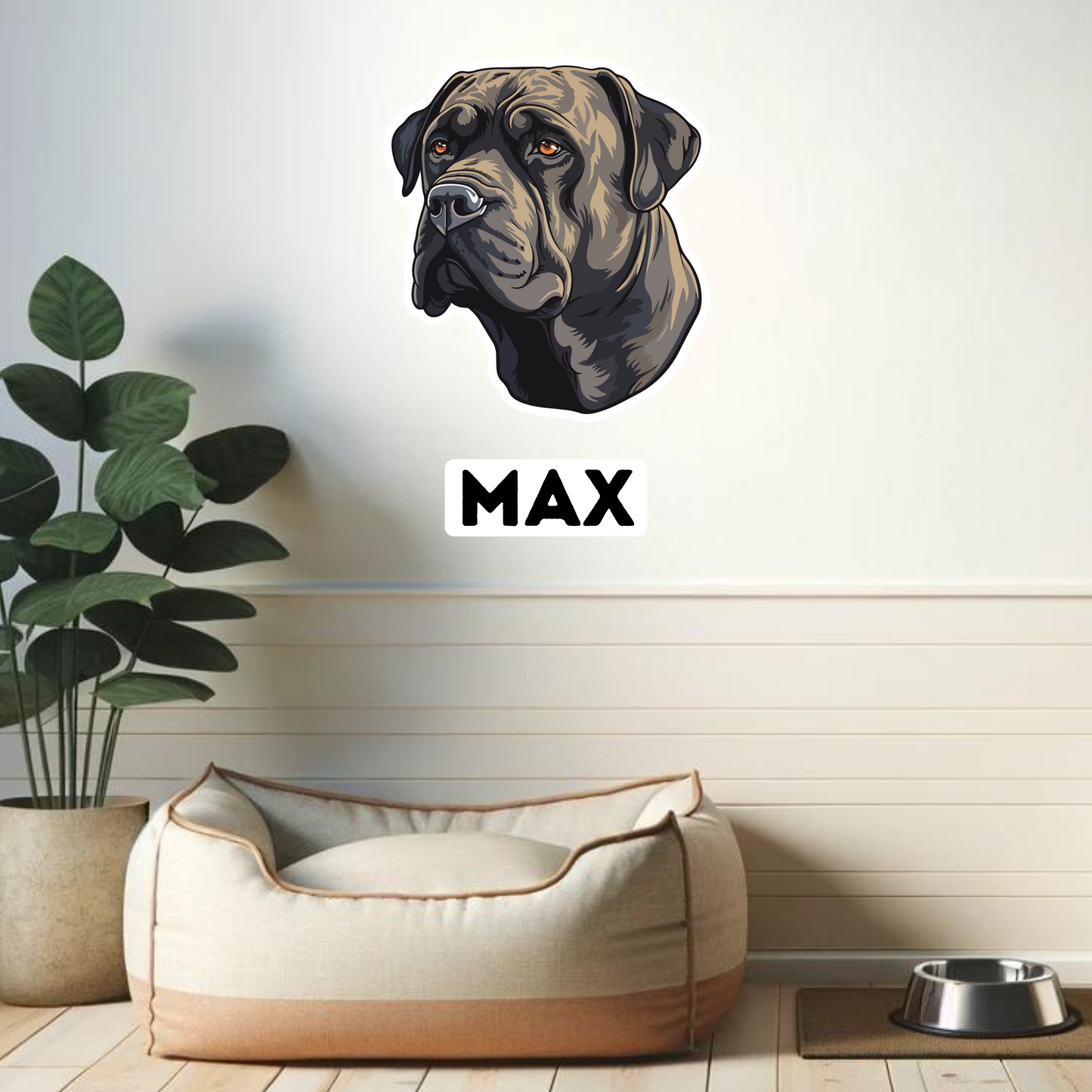 Textile Wall Sticker – “Cane Corso"