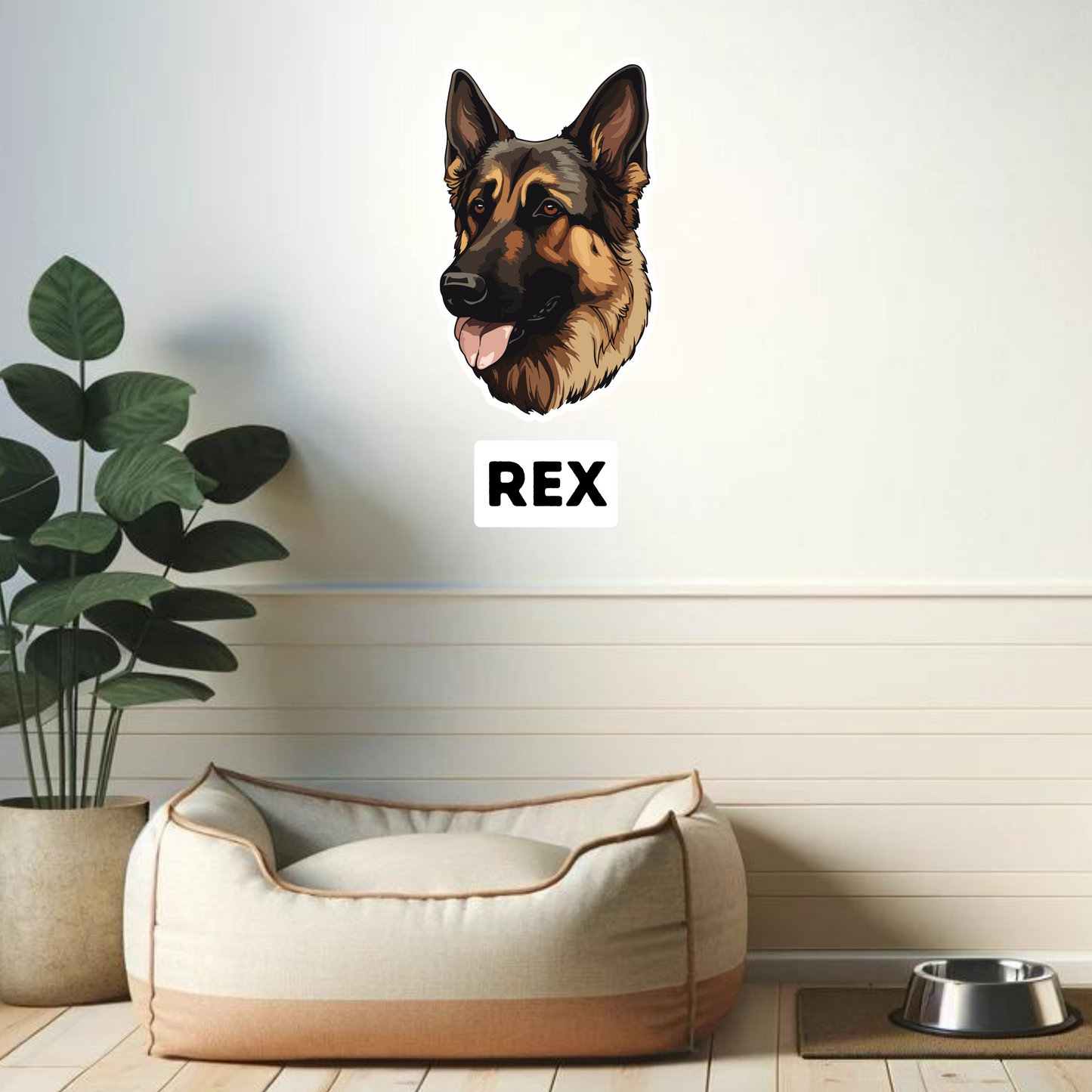 Textile Wall Sticker – “German Shepherd"