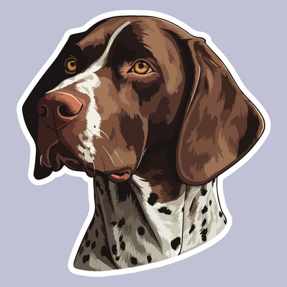 Textile Wall Sticker – “German Shorthaired Pointer"