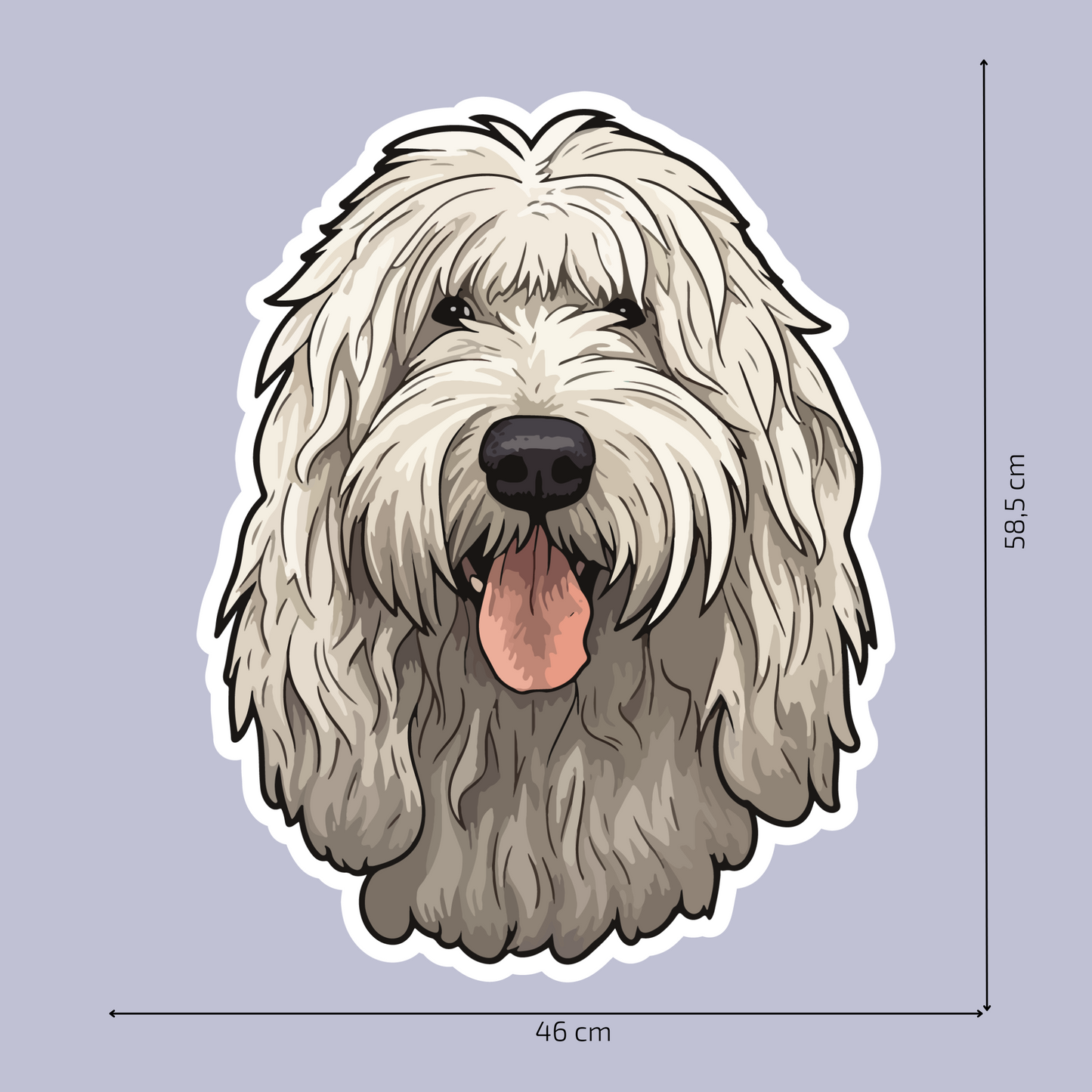 Textile Wall Sticker – “Komondor"