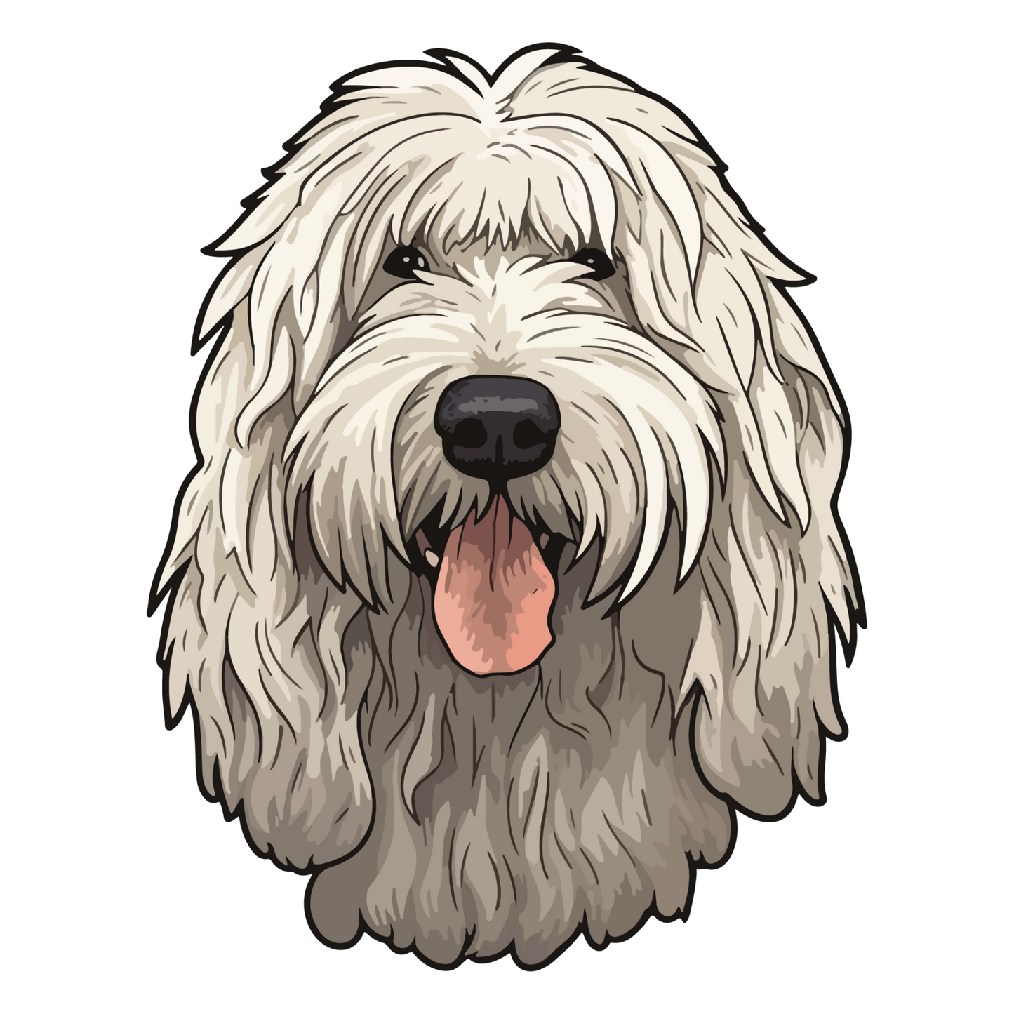 Textile Wall Sticker – “Komondor"