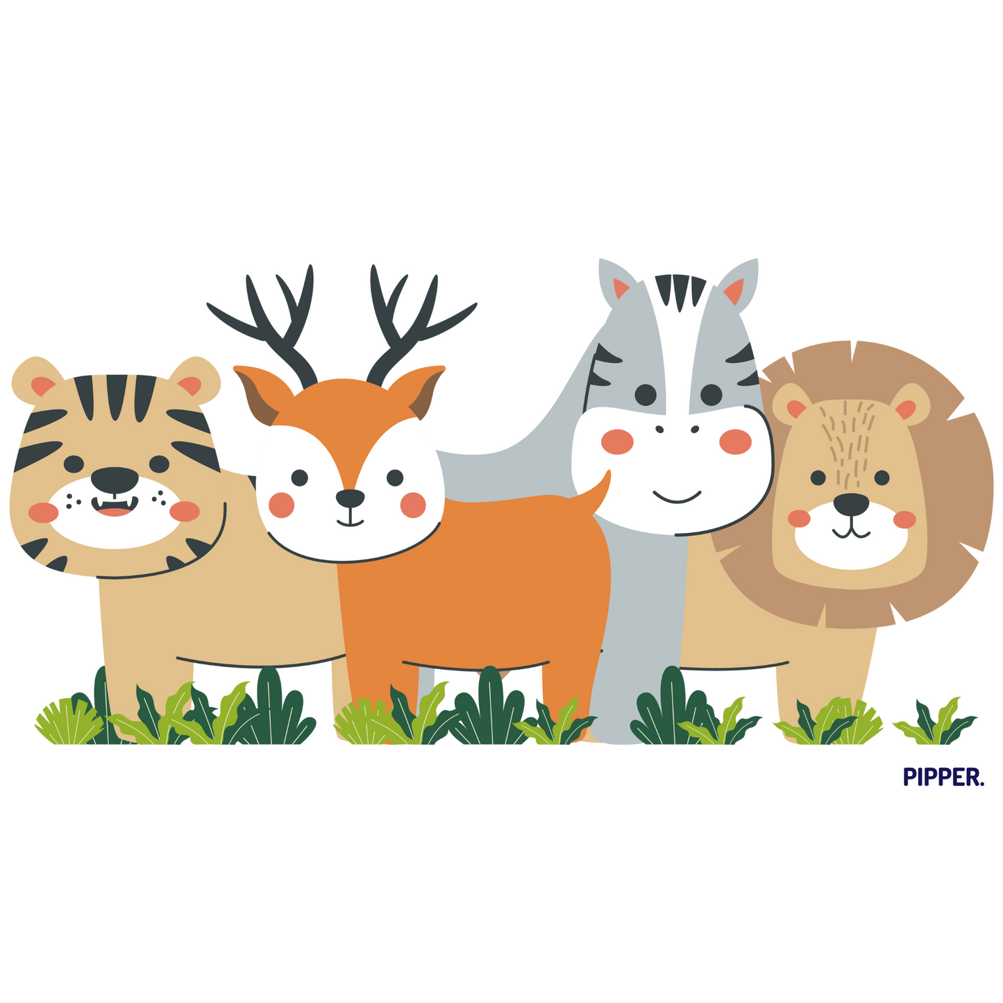 Textile Wall Sticker “Animals”