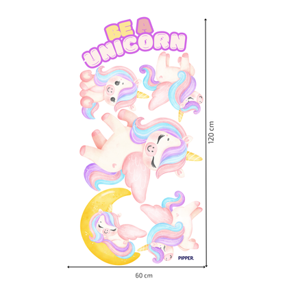 Textile Wall Sticker “Unicorns 2”