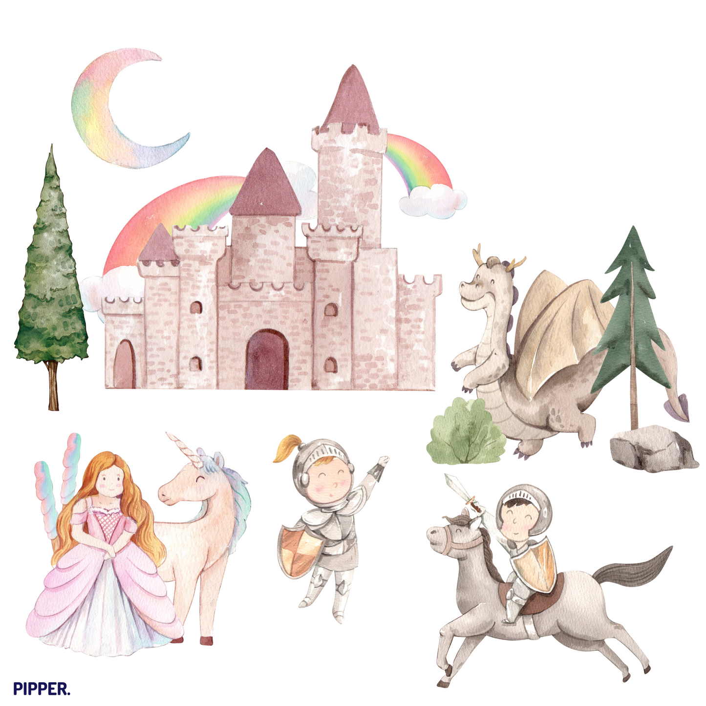 Textile Wall Sticker “Fairytale Land”