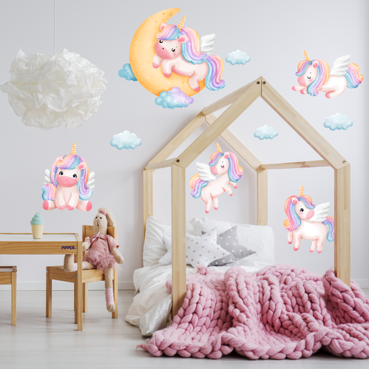 Textile Wall Sticker “Unicorns”