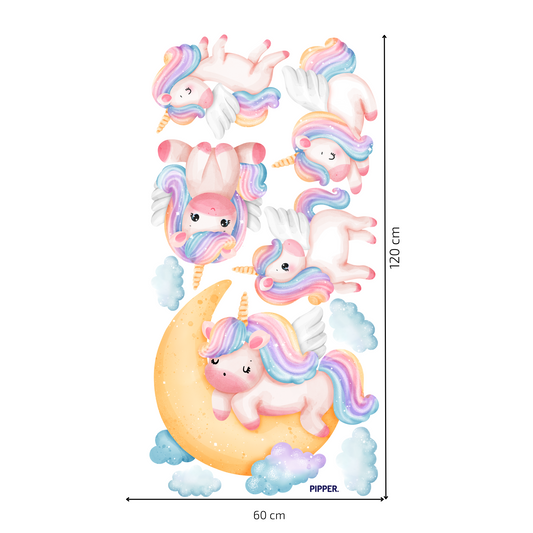 Textile Wall Sticker “Unicorns”